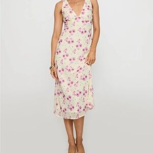 Princess Polly Pink Floral Midi Dress